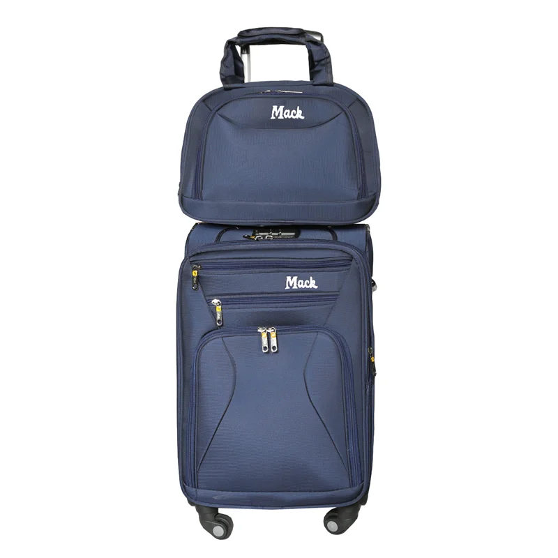 چمدان ماک سایز کابین به همراه کیف ارایشی