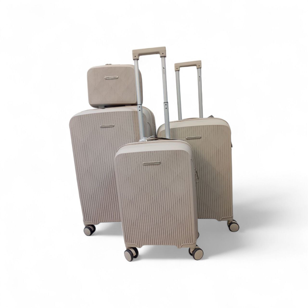 سری چهارتیکه چمدان پاور مدل 711 رنگ  بژ