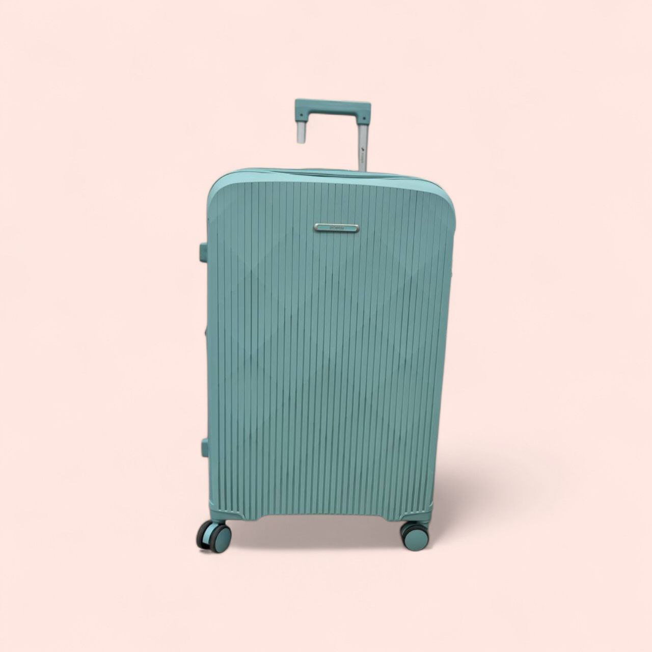 چمدان پاور مدل 711 سایز بزرگ رنگ سبز آبی