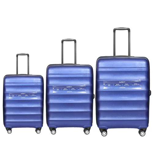 مجموعه سه عددی چمدان انتلر مدل Juno Metallic DLX
