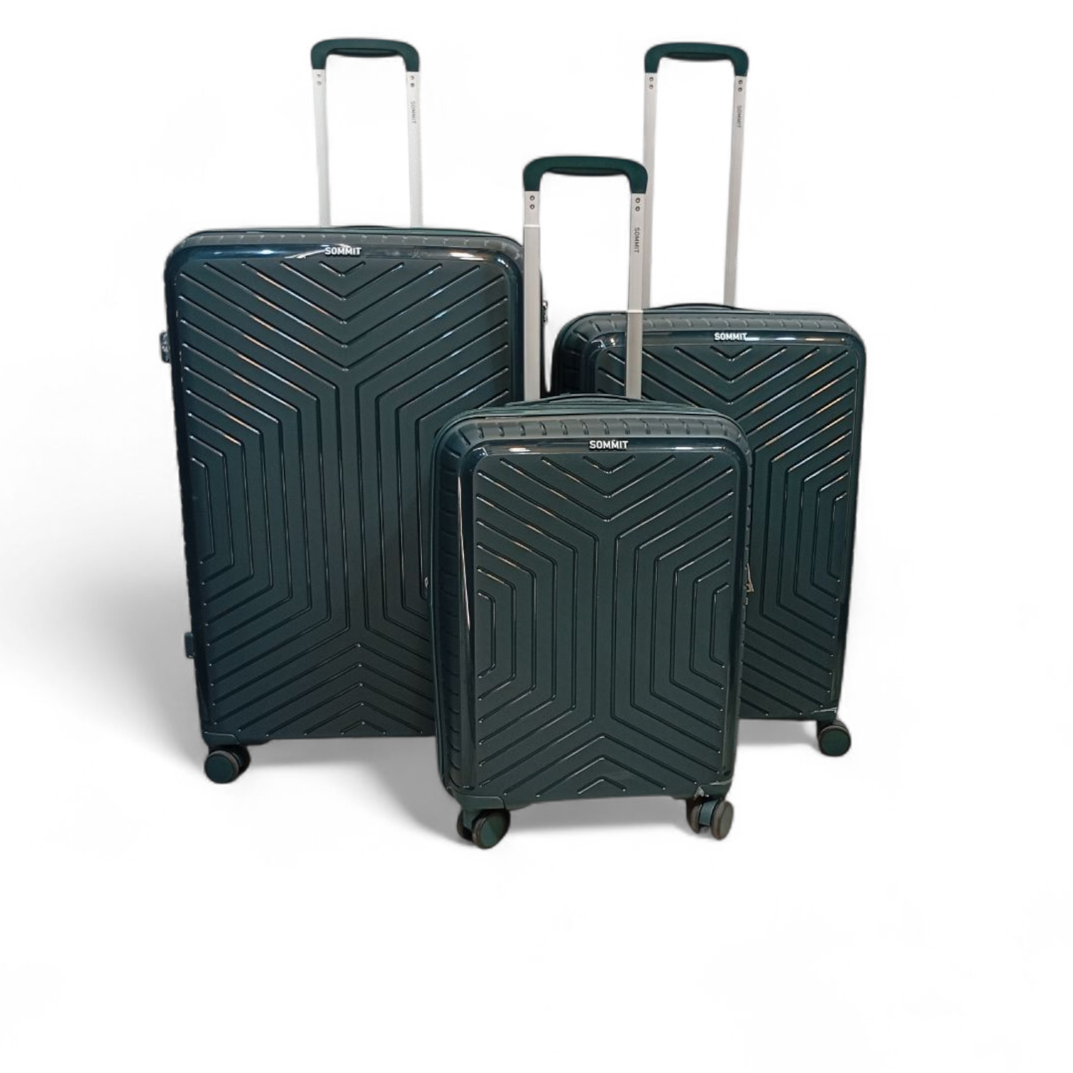 مجموعه سه عددی چمدان sommit  رنگ سبز تیره